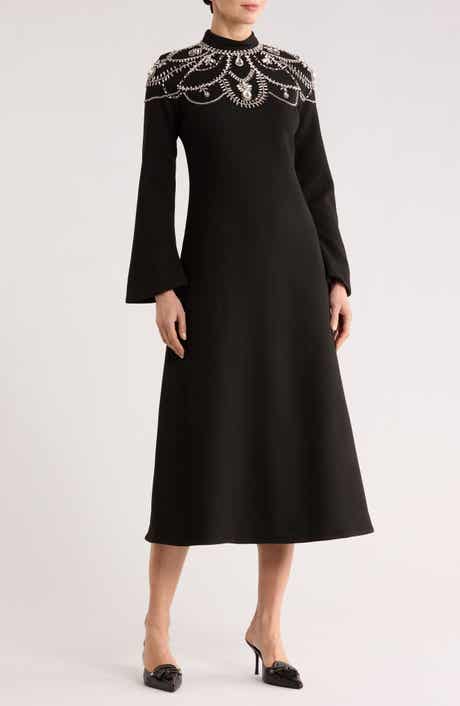Simkhai Odetta Bell Sleeve Midi Dress