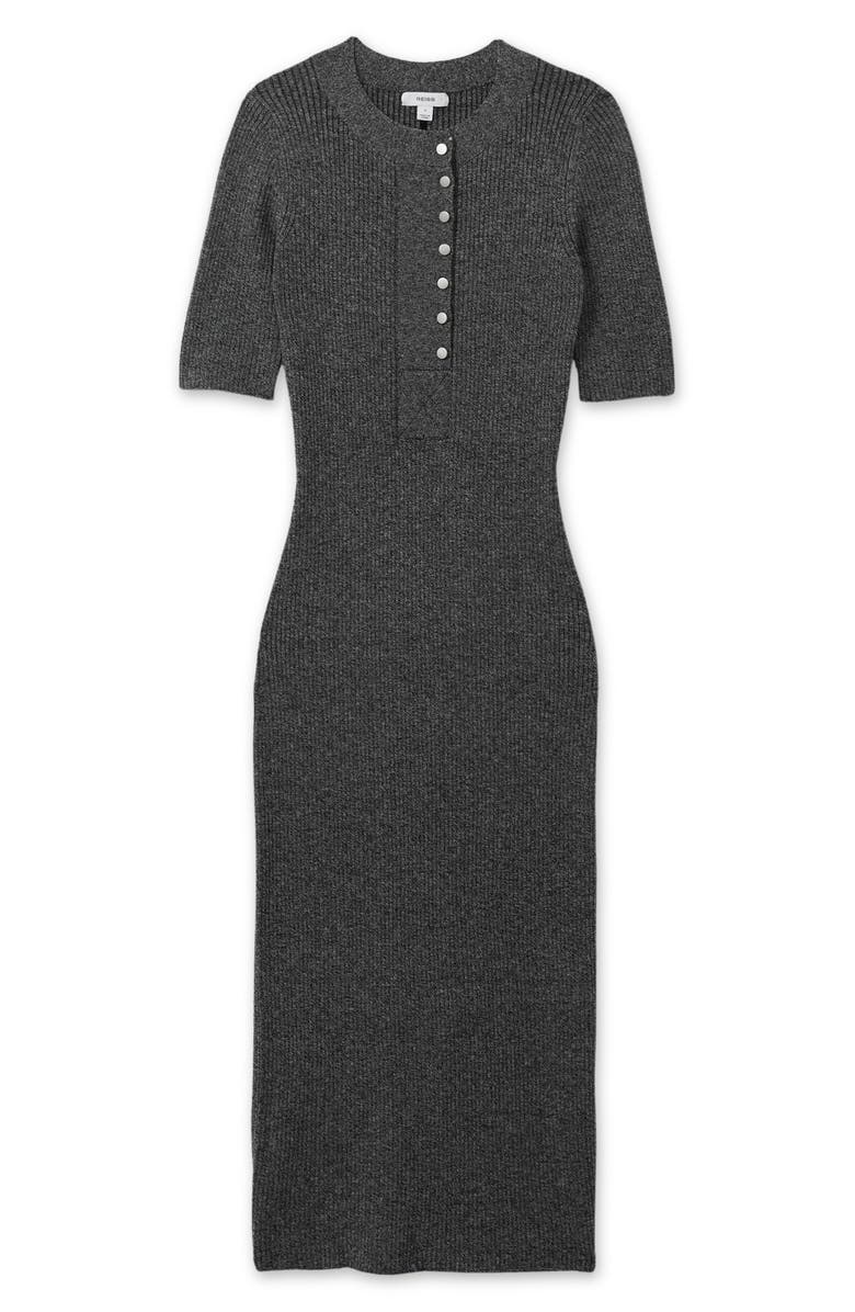 Reiss Sandy Wool Blend Rib Sweater Dress, Alternate, color, 