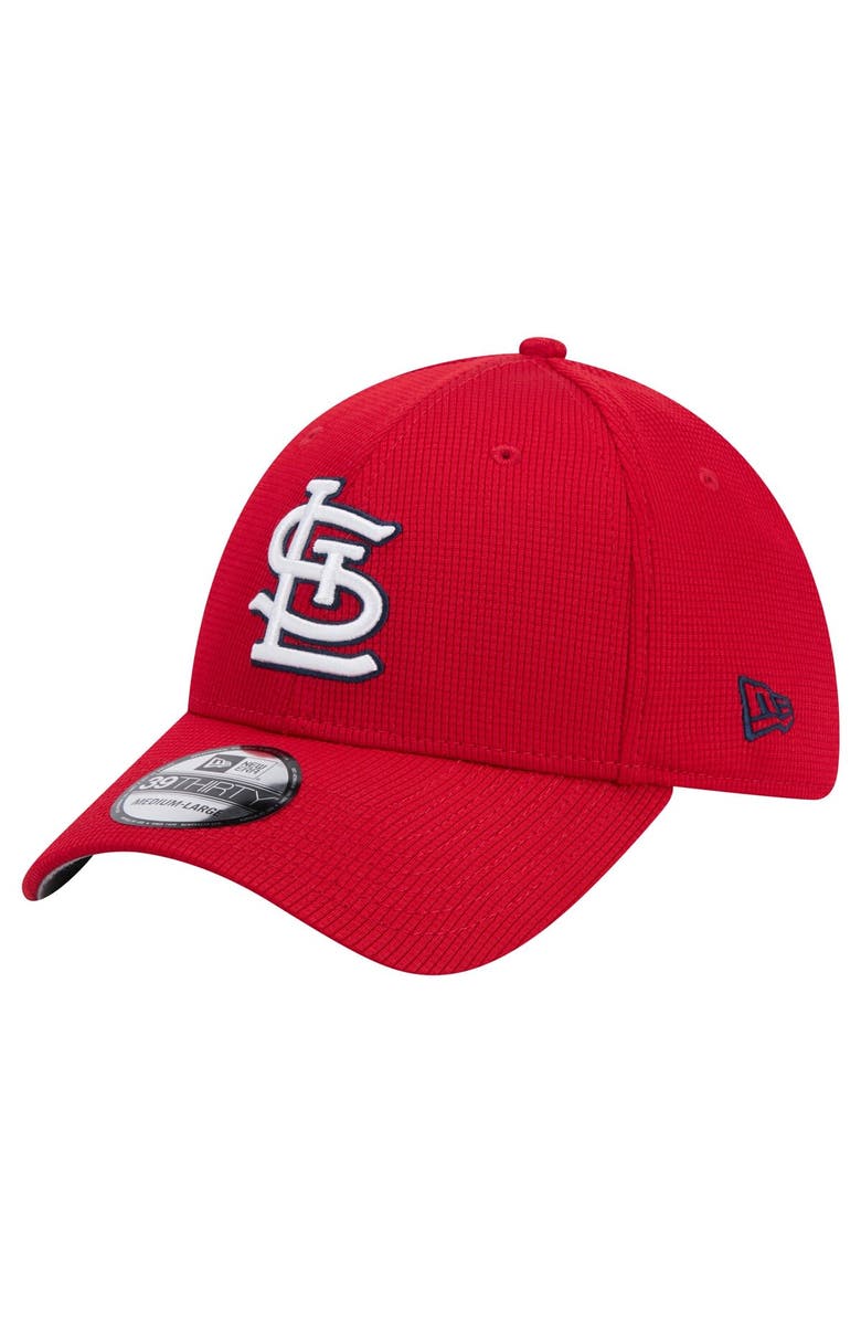 New Era Men's New Era Red St. Louis Cardinals Active Pivot 39THIRTY Flex Hat, Main, color, Red