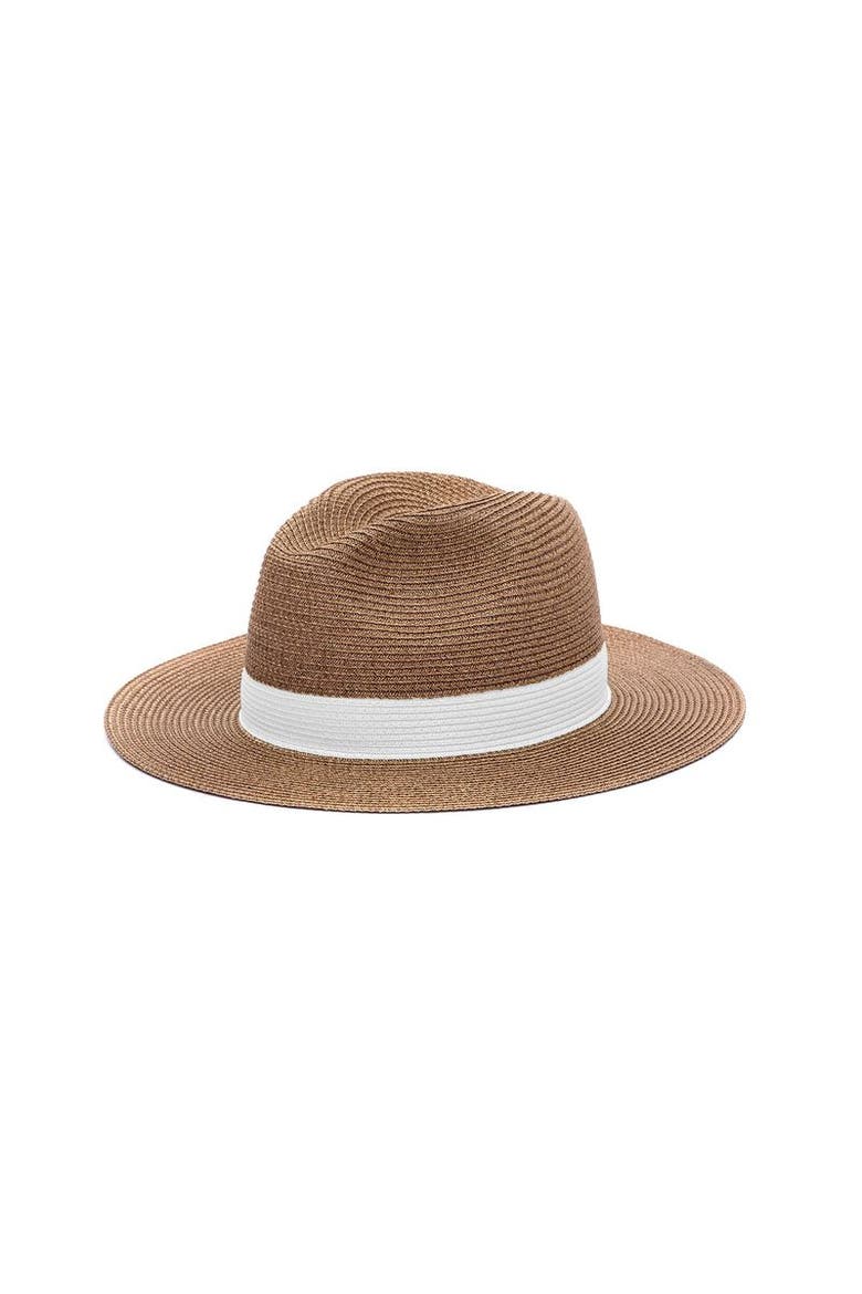 Portofino Straw Hat White, Main, color, White