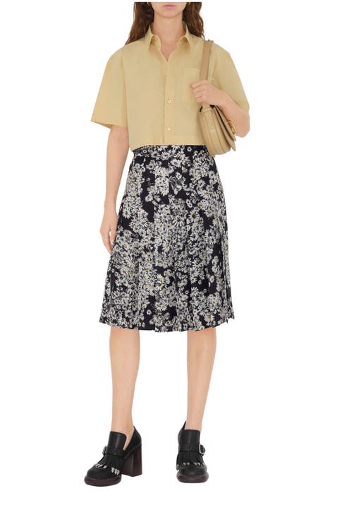 Cropped Cotton Shirt