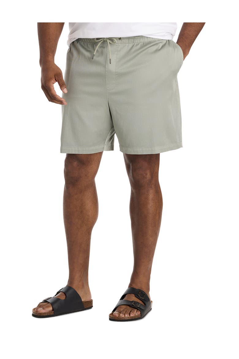 Big & Tall Athletic-Fit Pull-On Shorts, Main, color, BELGIAN BLOCK