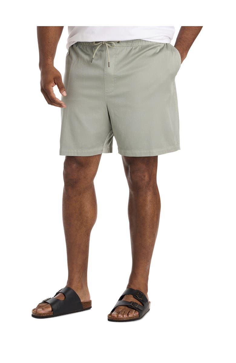 True Nation by DXL Big & Tall Athletic-Fit Pull-On Shorts, Main, color, Belgian Block