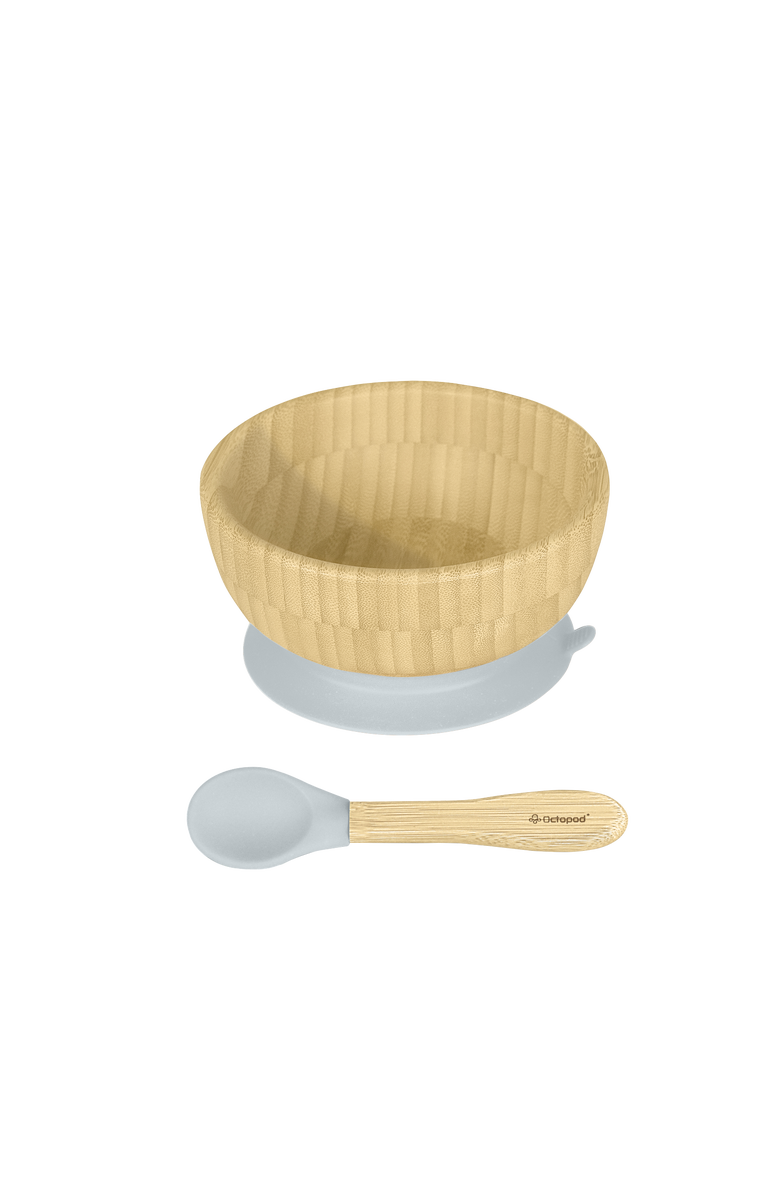 Abiie Octopod<sup>®</sup> Baby Suction Bowl, Main, color, Grey