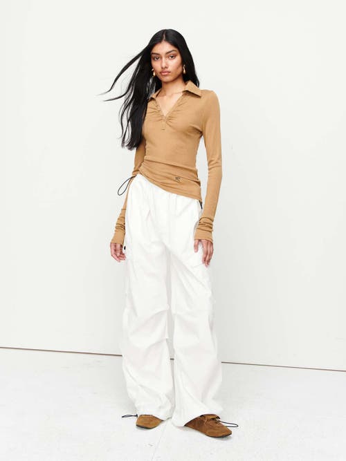 Romy Louise Knit Top In Tan