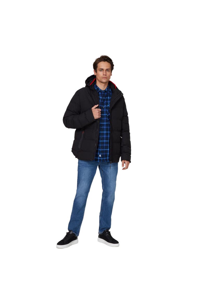 Habbton Padded Jacket, Alternate, color, Black