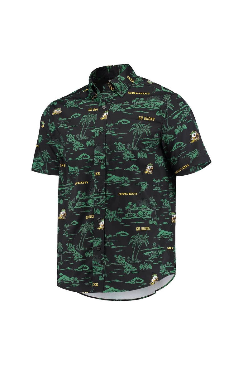 Men's Reyn Spooner Black Oregon Ducks Classic Button-Down Shirt, Alternate, color, Black
