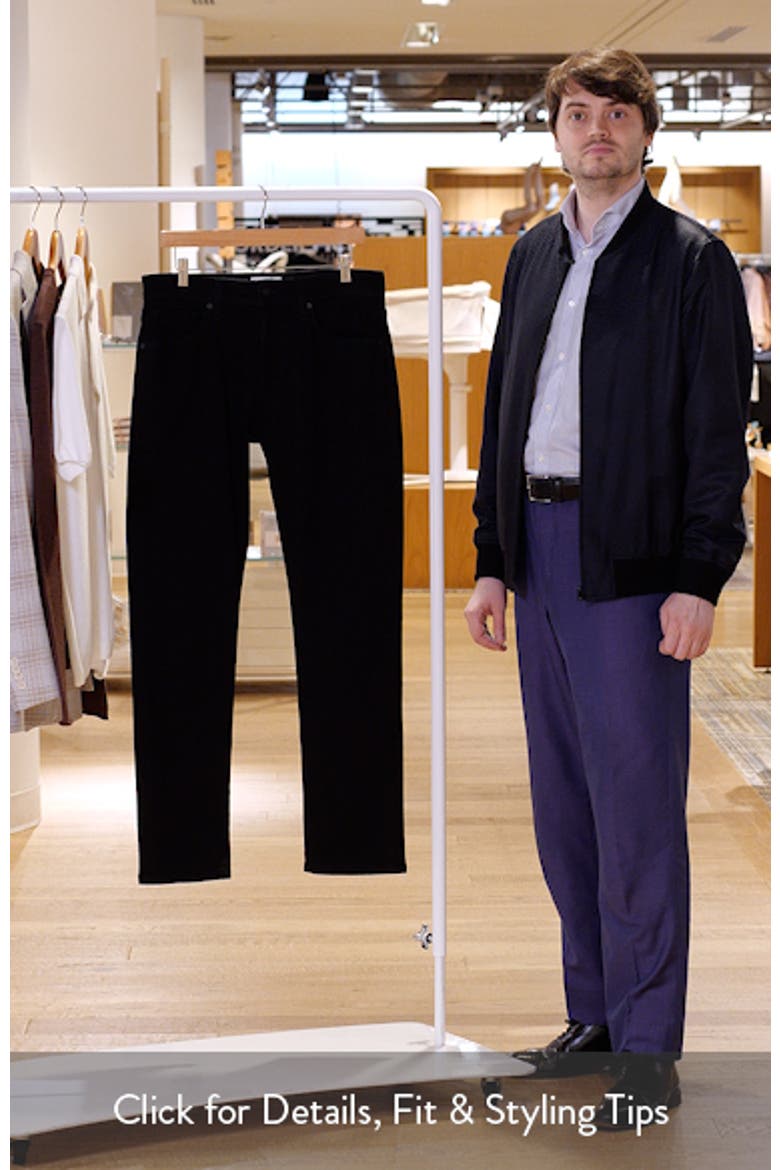 Slim Straight Leg Jeans video