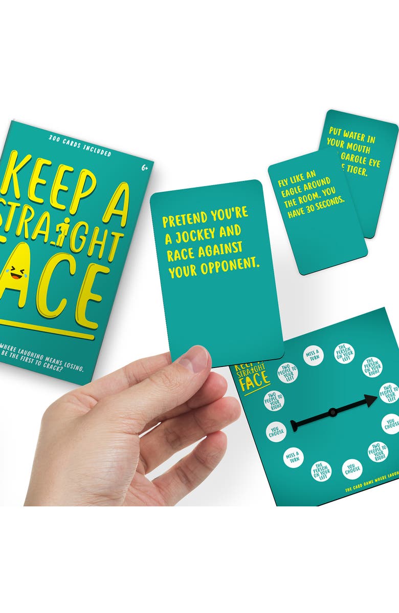 GIFT REPUBLIC Keep a Straight Face Card Game, Alternate, color, Assorted