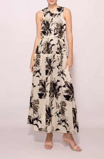 Floral Print Maxi Dress