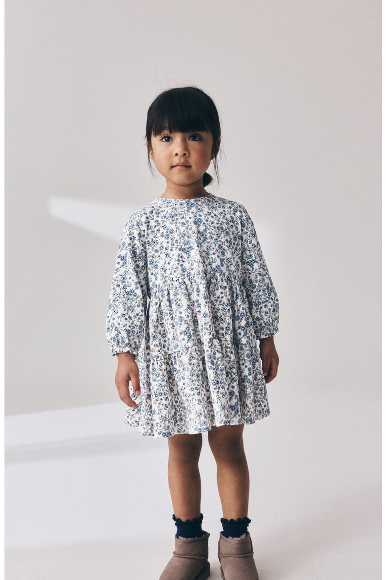 Kids' Ditsy Floral Print Dress, Alternate, color, MULTI