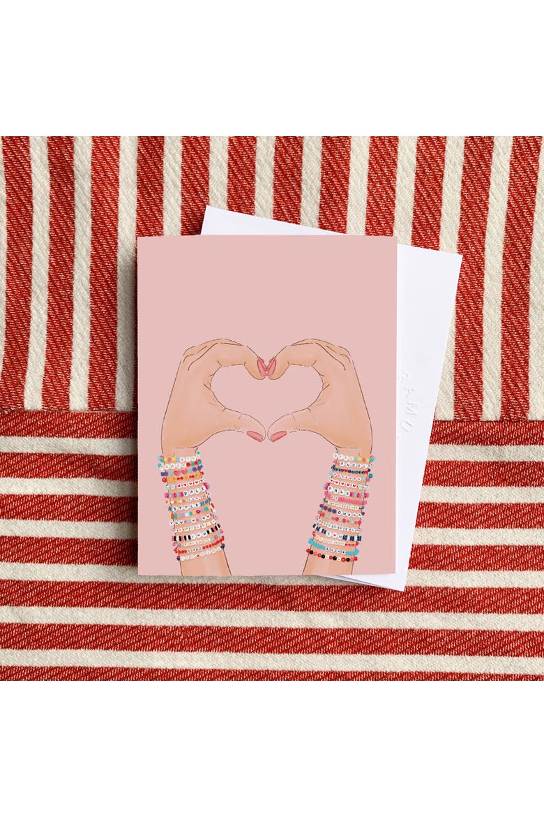 Love/Valentine's Greeting Card Pack (3ct) "Friendship Bracelets", Alternate, color, Multi-Pack