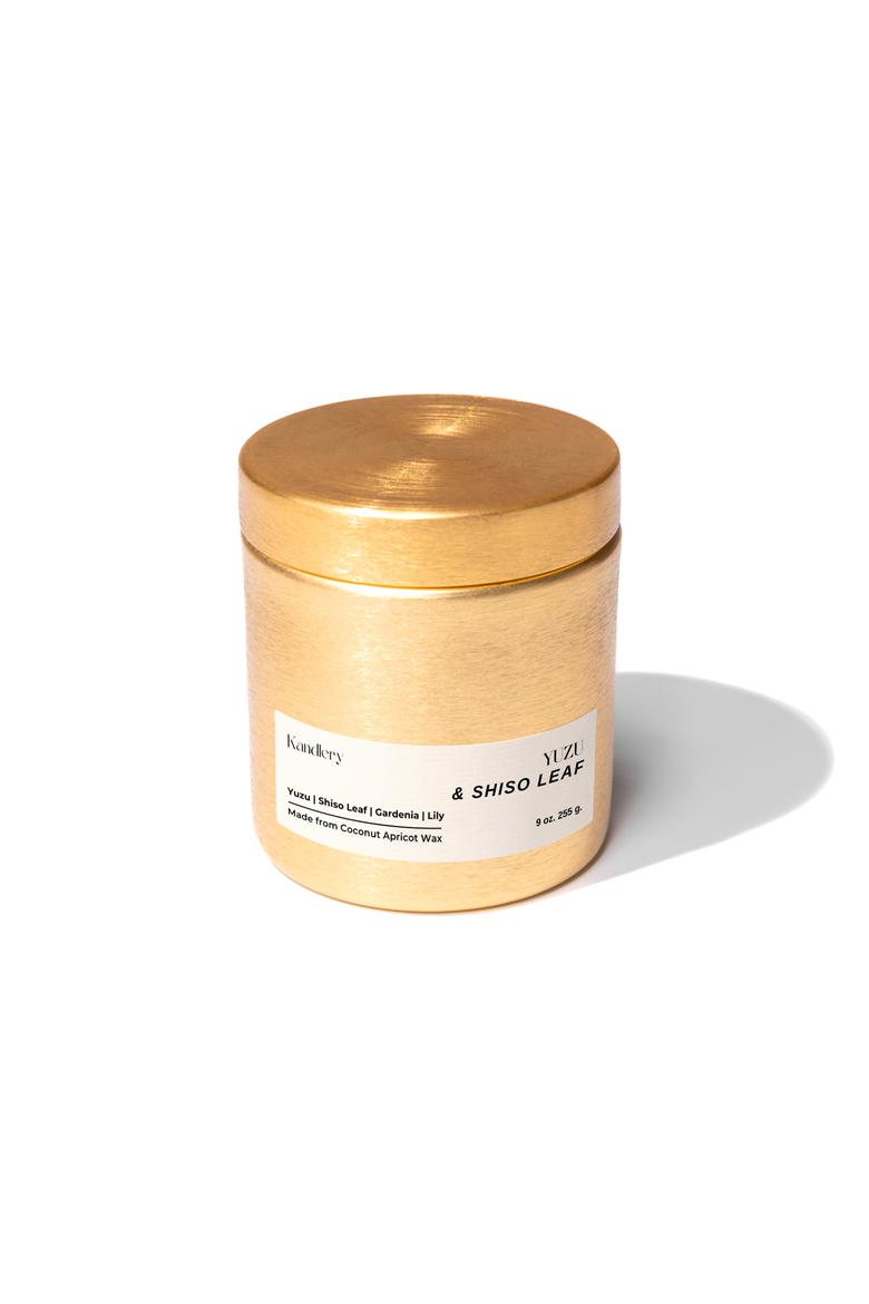 Yuzu Shiso Leaf Luxury Candle, Main, color, No Color