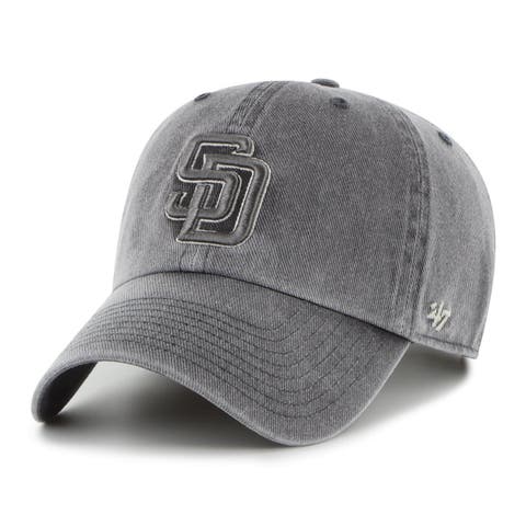 Men's '47 Charcoal San Diego Padres Pigment Clean Up Adjustable Hat