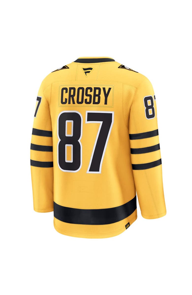 FANATICS Men's Fanatics Sidney Crosby Gold Pittsburgh Penguins Alternate Premium Player Jersey, Alternate, color, Gold