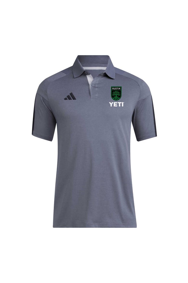 Men's adidas Gray Austin FC 2024 Training Polo, Alternate, color, Gray