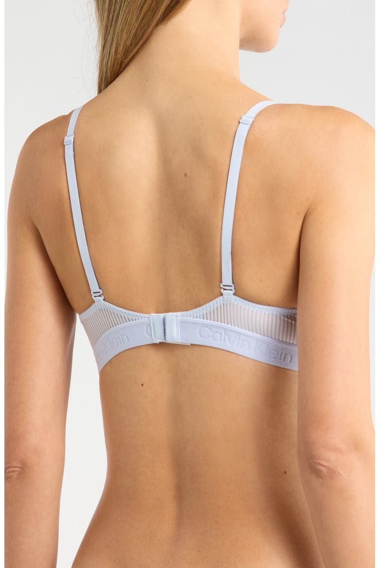 Sensual Sheer Lightly Lined Demi Bra, Alternate, color, HALOGEN BLUE