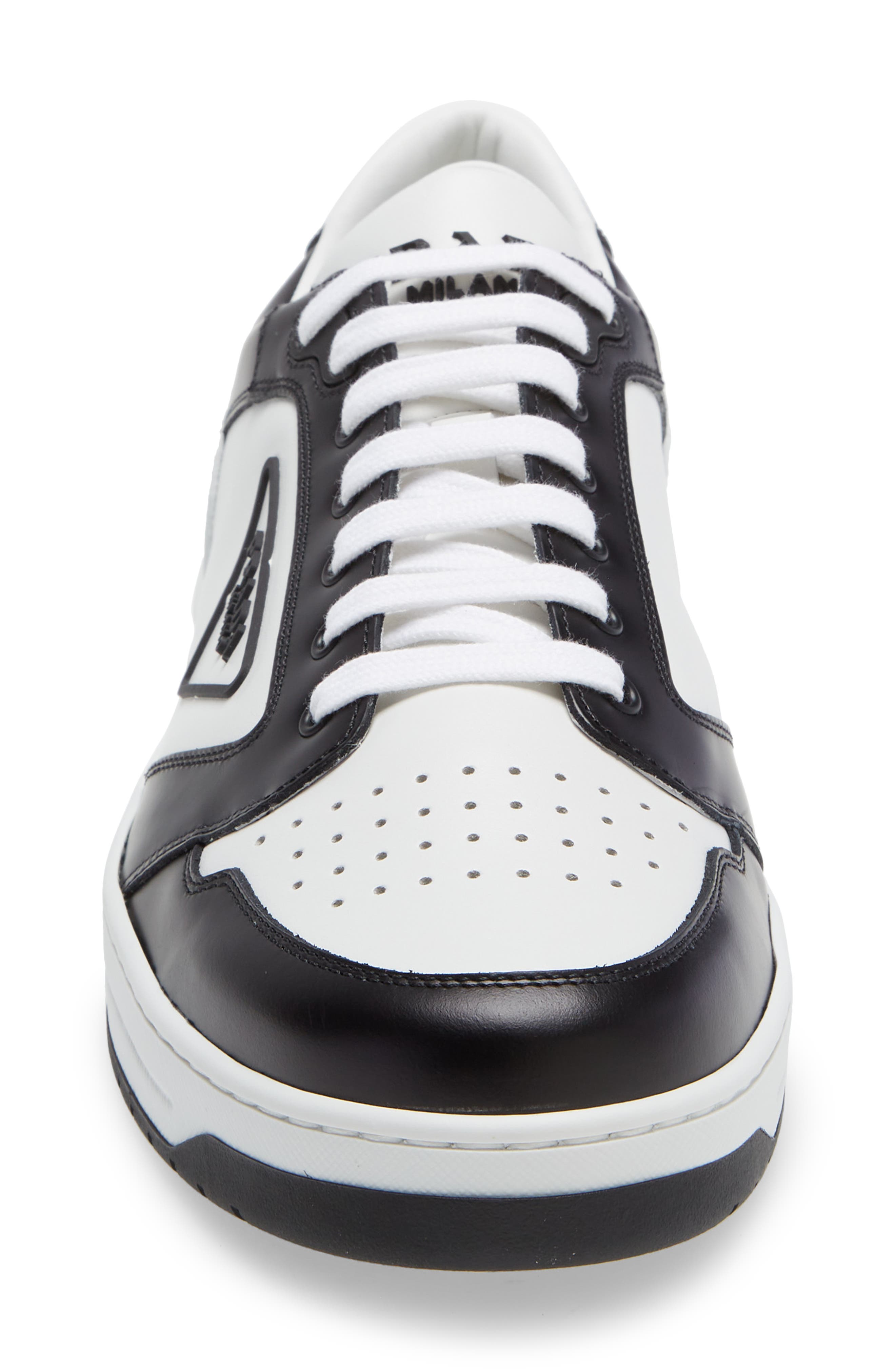 Prada New Avenue Low Top Sneaker, Alternate, color, 