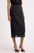 Nordstrom Embellished Column Midi Skirt