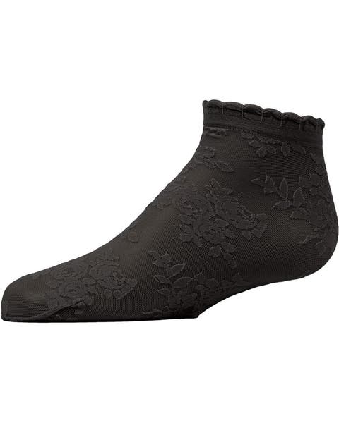 Botanic Sheer Floral Anklet Socks (Little Kid & Big Kid)