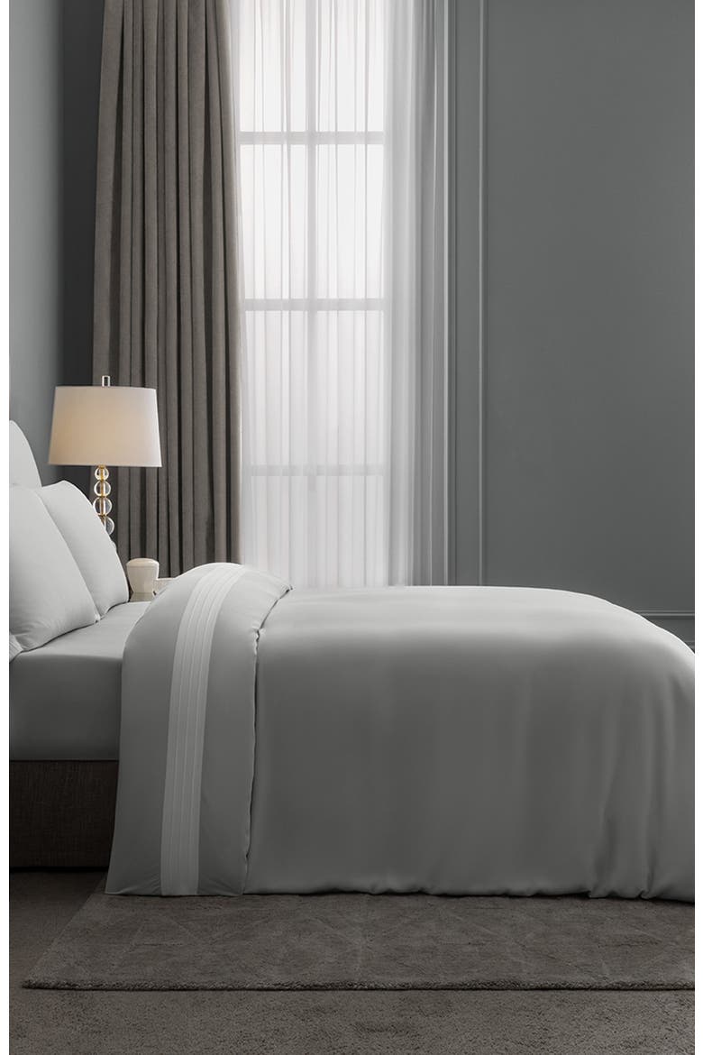 Eden Duvet Cover, Alternate, color, Grey