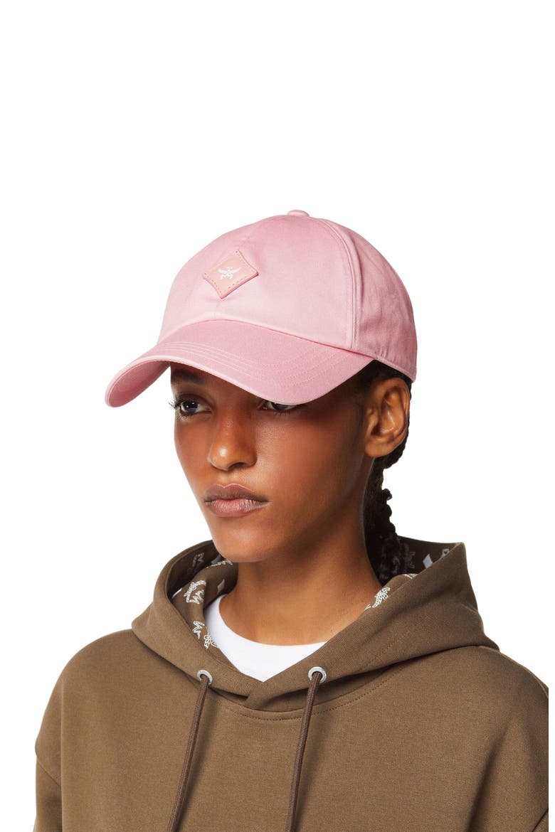 Essential Diamond Cap in Cotton Twill, Alternate, color, Pink