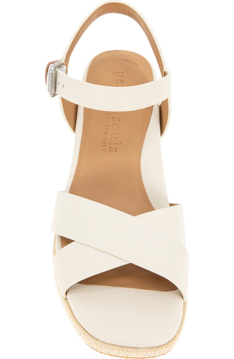 Gentle Souls Rimini Ankle Strap Platform Sandal, Alternate, color, Stone Leather