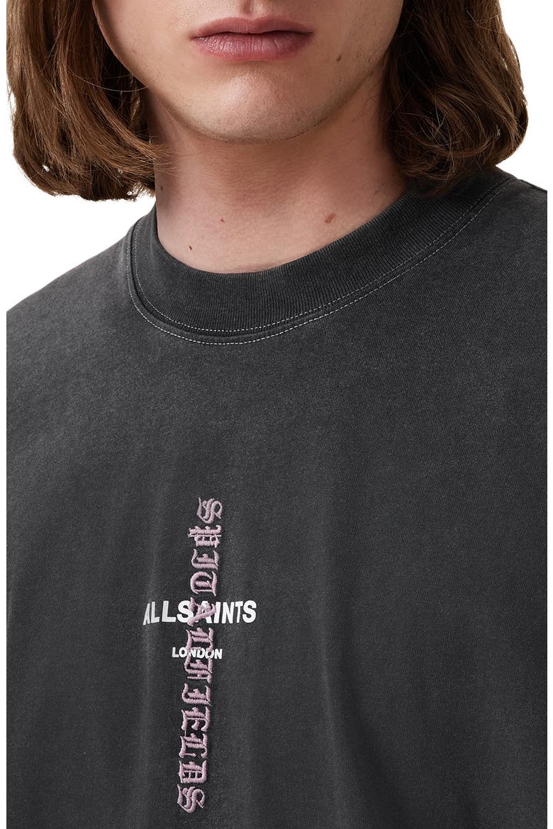 Knox Embroidered Graphic T-Shirt, Alternate, color, WASHED BLACK