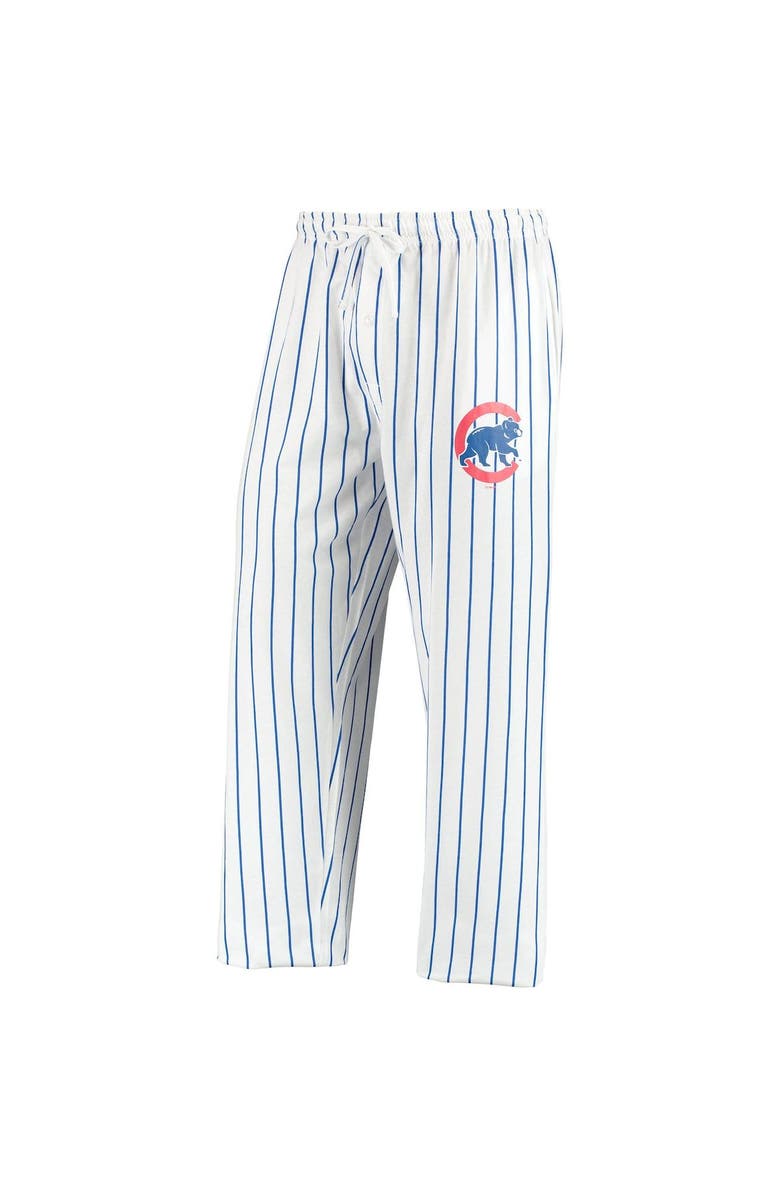 CONCEPTS SPORT Men's Concepts Sport White/Royal Chicago Cubs Vigor Lounge Pant, Main, color, 