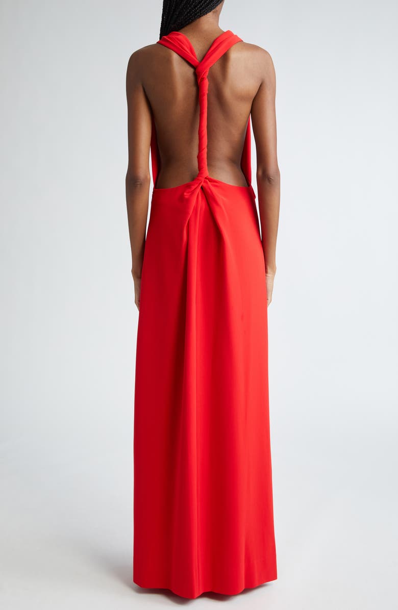 Proenza Schouler Faye Draped Backless Gown, Alternate, color, 