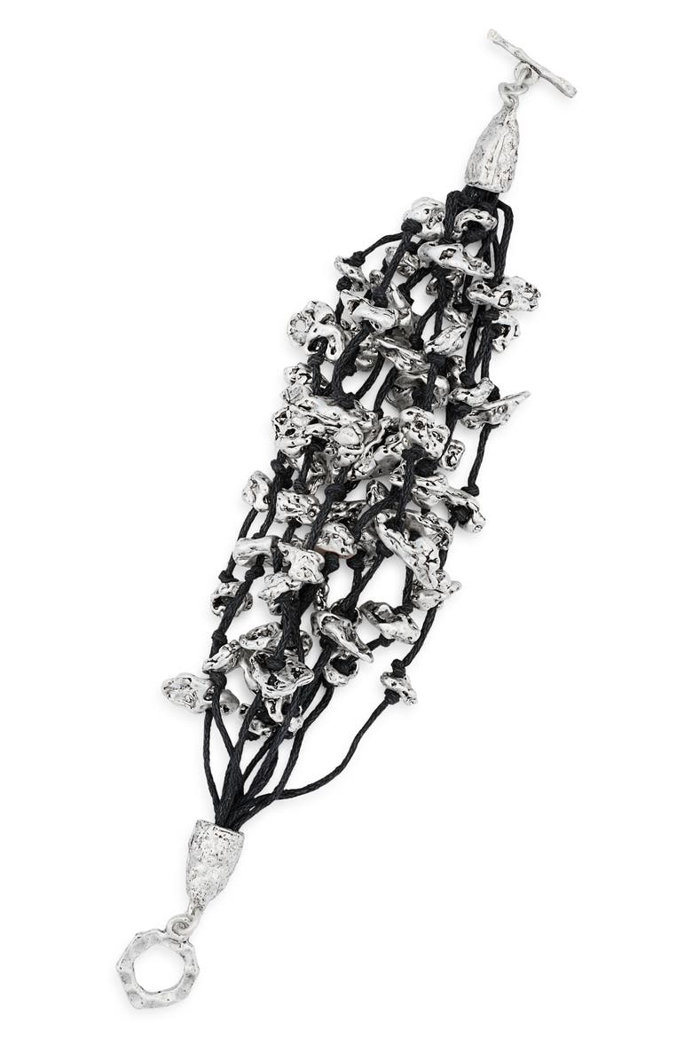 Corals Bracelet, Main, color, SILVER