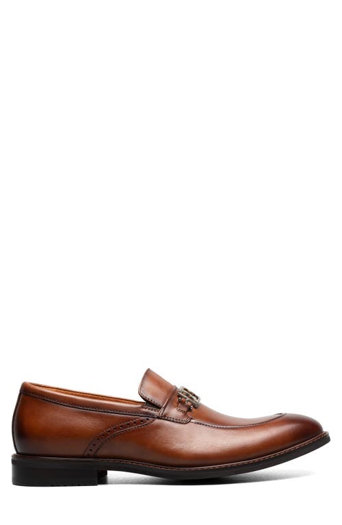Stacy Adams Boyd Apron Toe Bit Loafer In Brown