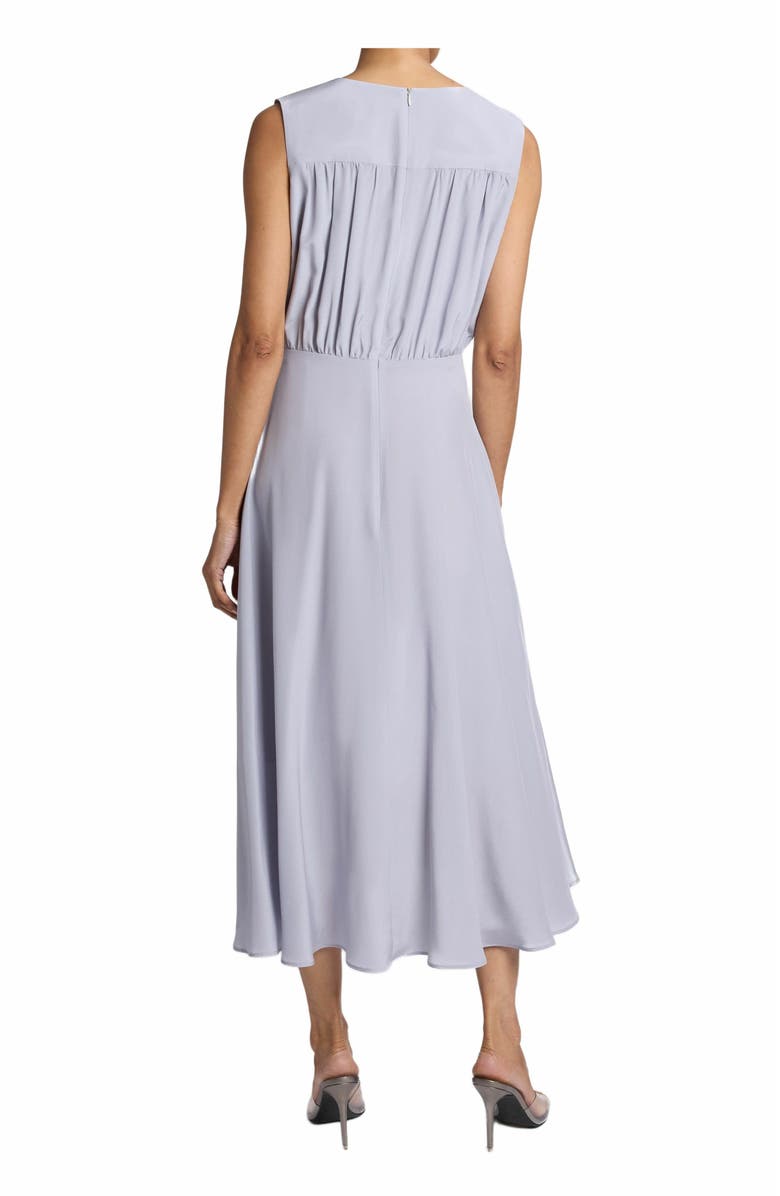 Santorelli MIRA Sleeveless Midi Dress with Hi-Lo Hemline, Alternate, color, Cloud
