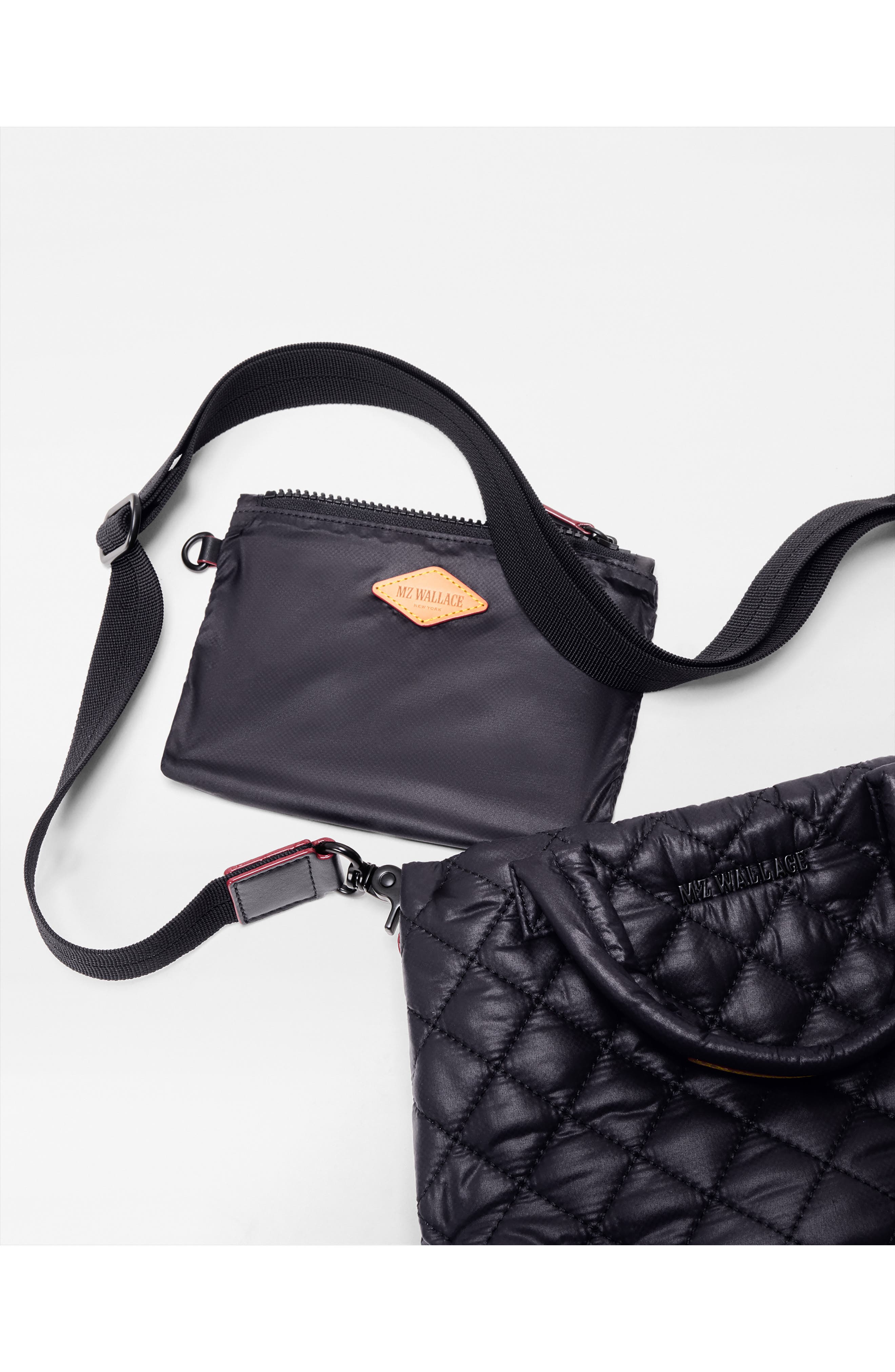 MZ Wallace Mini Metro City Quilted Nylon Tote, Alternate, color, 
