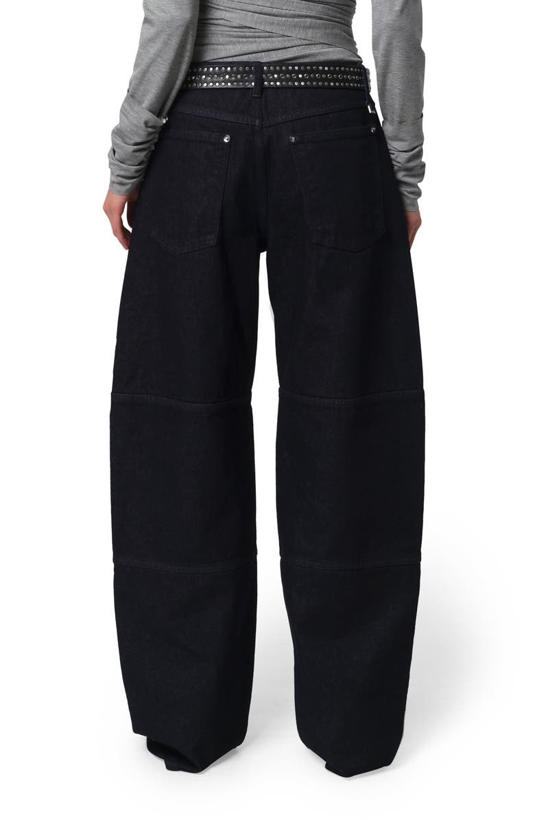 Apparis Wyatt Crop Barrel Jeans, Alternate, color, Indigo