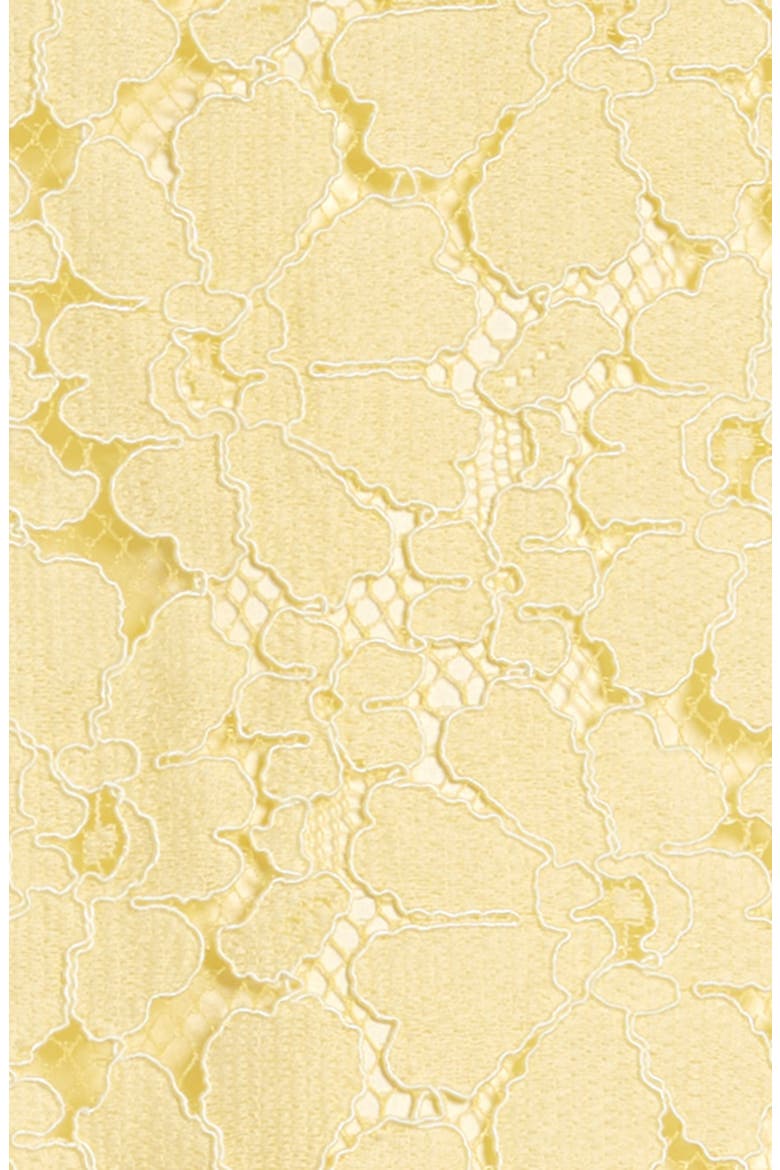 Lace Shift Dress, Alternate, color, YELLOW CLOVER
