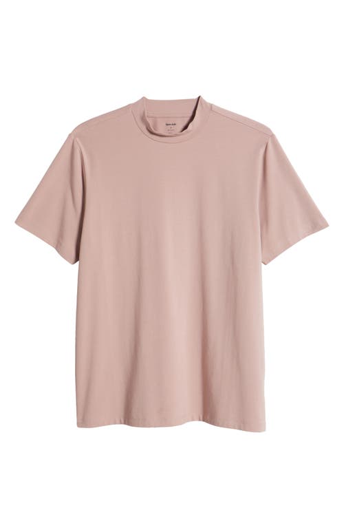 OPEN EDIT OPEN EDIT MOCK NECK T-SHIRT