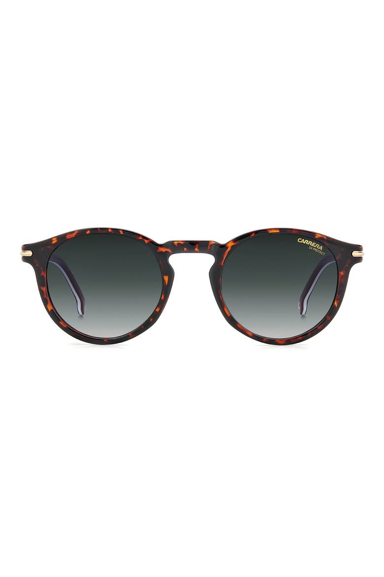 50mm Round Sunglasses, Main, color, HAVANA