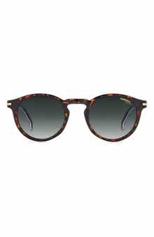 Carrera Eyewear 50mm Round Sunglasses