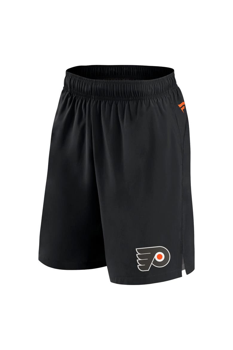 Men's Fanatics Branded  Black Philadelphia Flyers Authentic Pro Tech Shorts, Alternate, color, Black