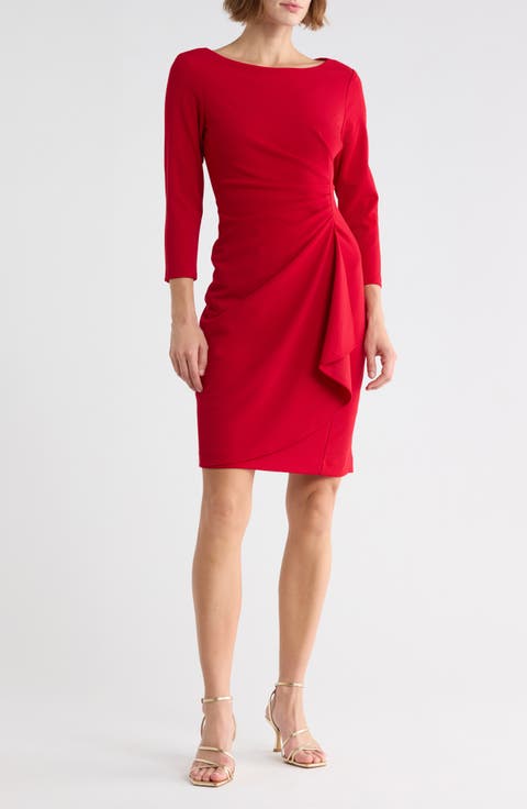 Ruched Body-Con Dress