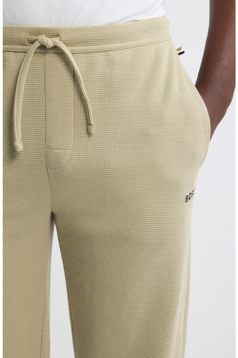Waffle Knit Lounge Pants, Alternate, color, LIGHT/ PASTEL GREEN