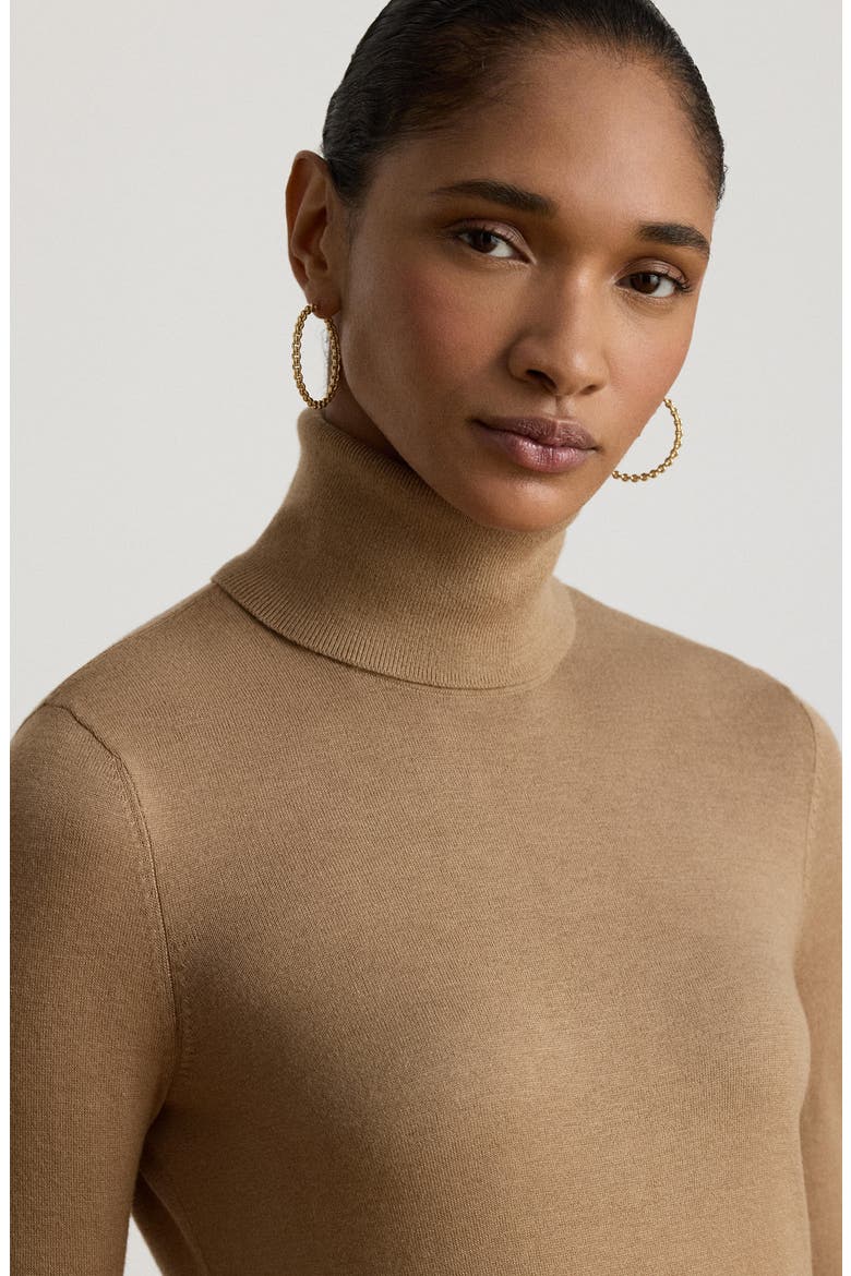 Turtleneck Sweater, Alternate, color, CAMEL BEIGE