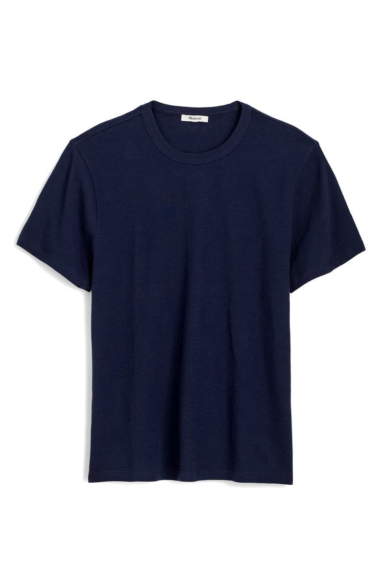 Madewell Heavyweight Cotton Slub T-Shirt, Alternate, color, Juniper Berry