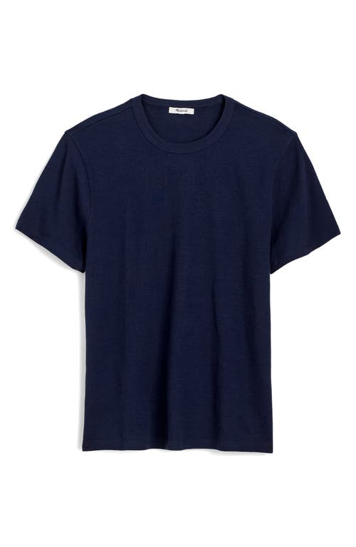 Madewell Heavyweight Slub Cotton Tee In Juniper Berry