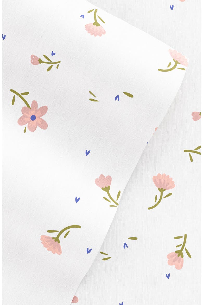 Premium Ultra Soft Floral 4-Piece Bed Sheet Set, Alternate, color, PINK