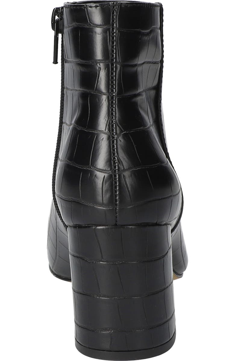 Bella Vita Wilma Croc Embossed Bootie, Alternate, color, Black Croco