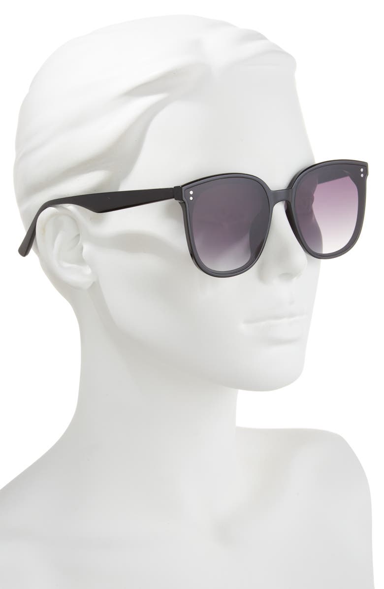 BP. Square Sunglasses, Alternate, color, Black