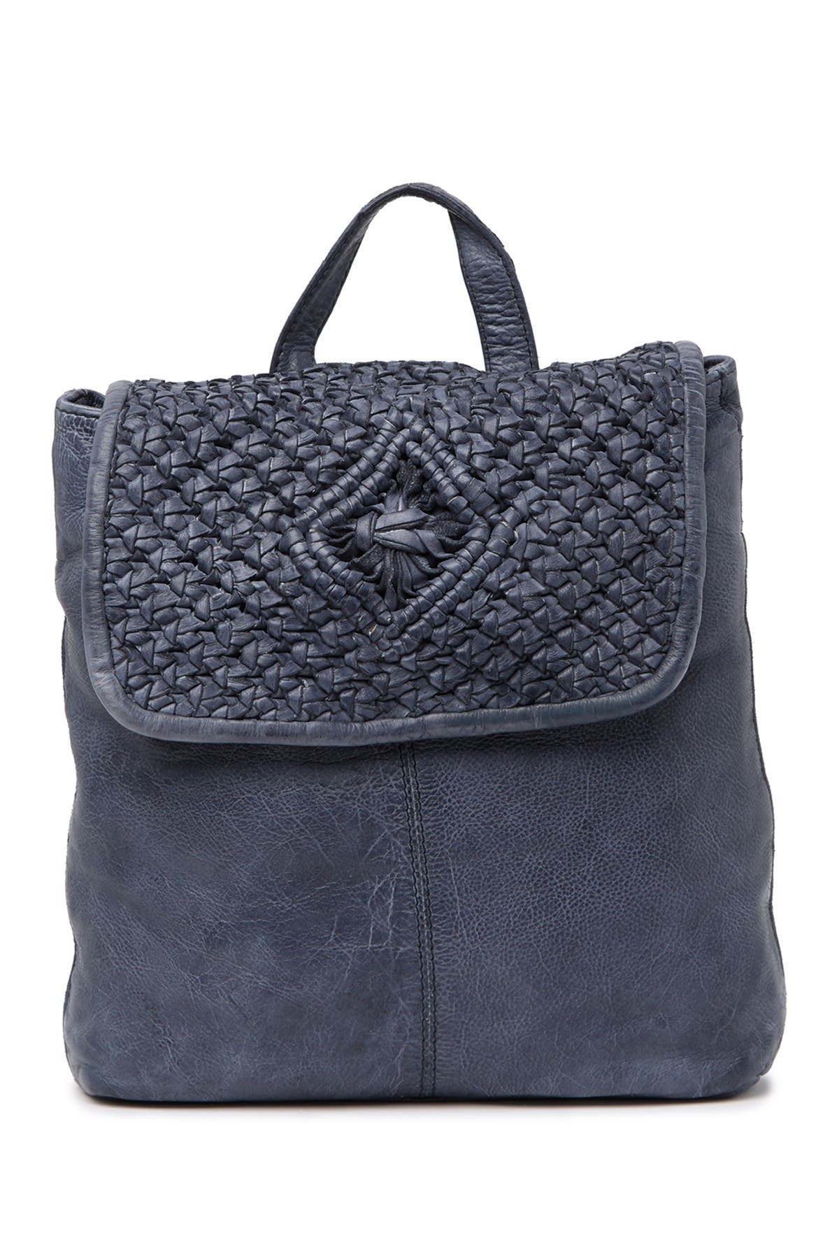 Frye Esme Straw & Leather Backpack | Nordstromrack