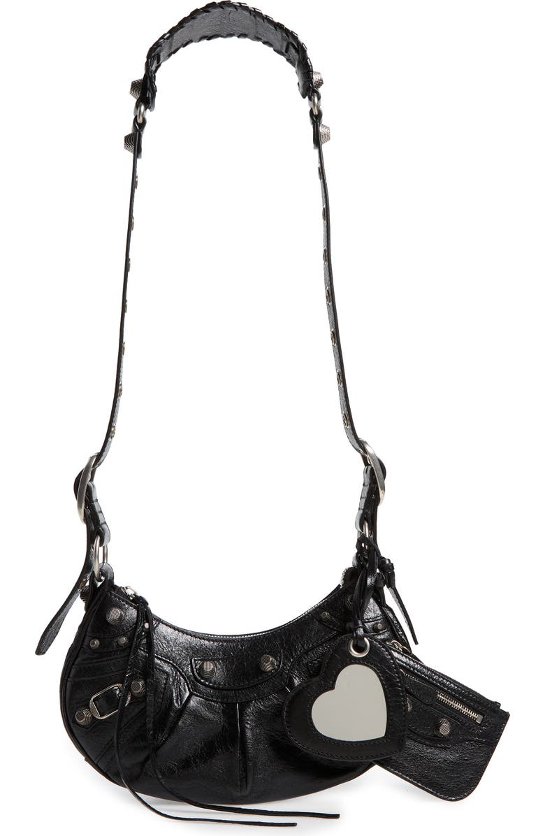 Balenciaga Extra Small Le Cagole Lambskin Shoulder Bag, Main, color,